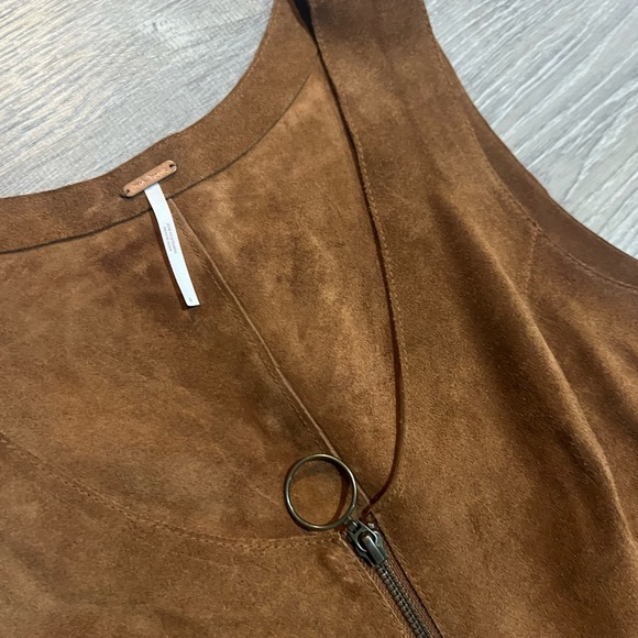 Free People Suede Dress Size 8 - Picture 4 of 4